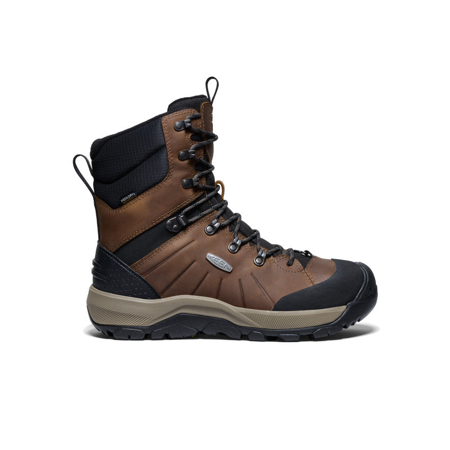 Keen Men's Revel IV High Polar Waterproof Boot Canteen/Black