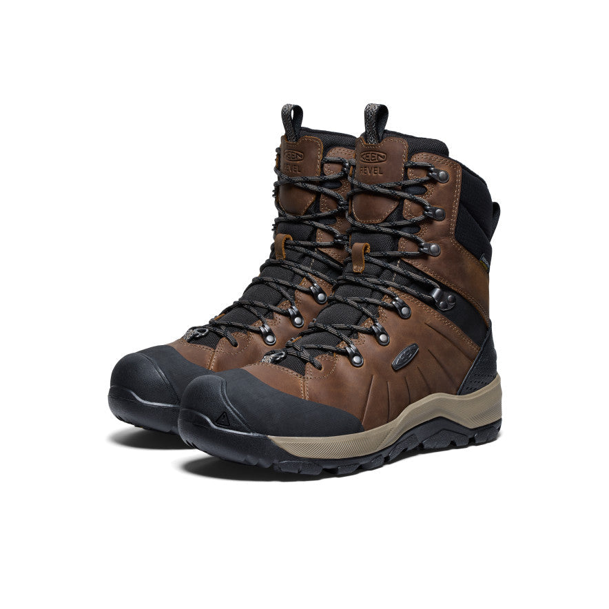 Keen Men's Revel IV High Polar Waterproof Boot Canteen/Black