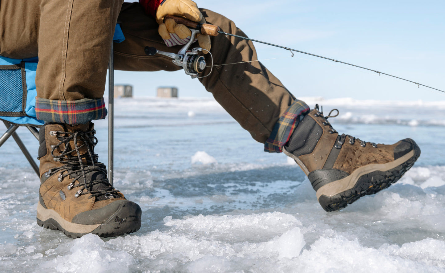 Keen Men's Revel IV High Polar Waterproof Boot Canteen/Black