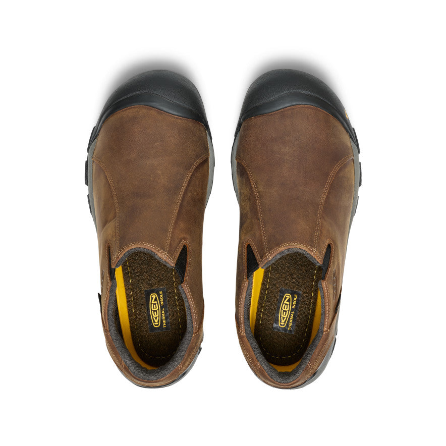 Keen Men's Brixen Waterproof Shoe Wide Slate Black/Madder Brown