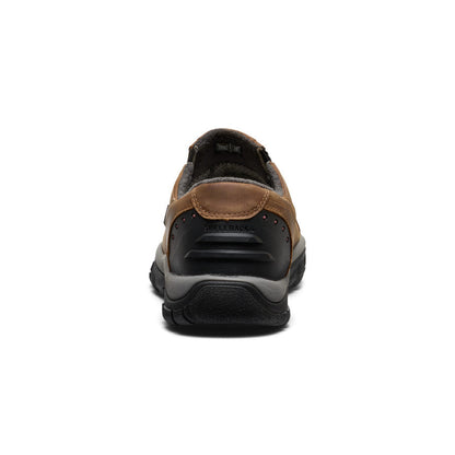 Keen Men's Brixen Waterproof Shoe Wide Slate Black/Madder Brown