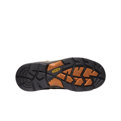 Keen Men's Detroit XT Waterproof Boot (Soft Toe) Black Olive/Leather Brown
