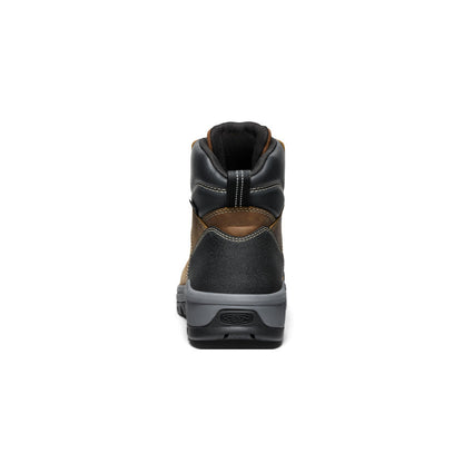 Keen Men's Evanston 6" Waterproof Boot (Soft Toe) Bison/Black