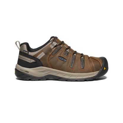 Keen Men's Flint II Waterproof (Steel Toe) Cascade Brown/Orion Blue