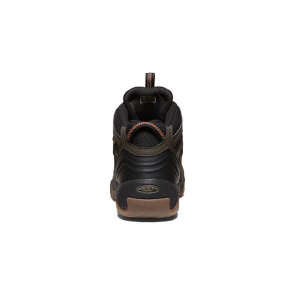 Keen Men's Headout Waterproof Hiking Boot Black Olive/Fossil Orange