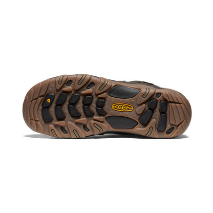 Keen Men's Headout Waterproof Hiking Boot Black Olive/Fossil Orange