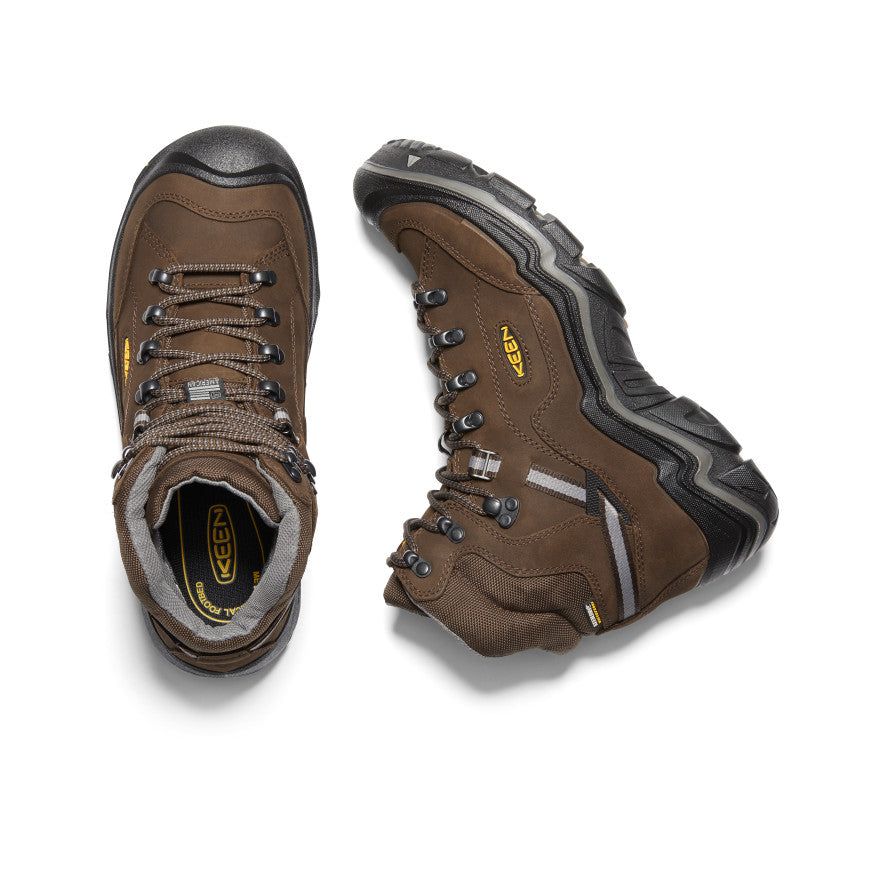 Keen Men's Durand II Waterproof Boot Cascade Brown/Gargoyle