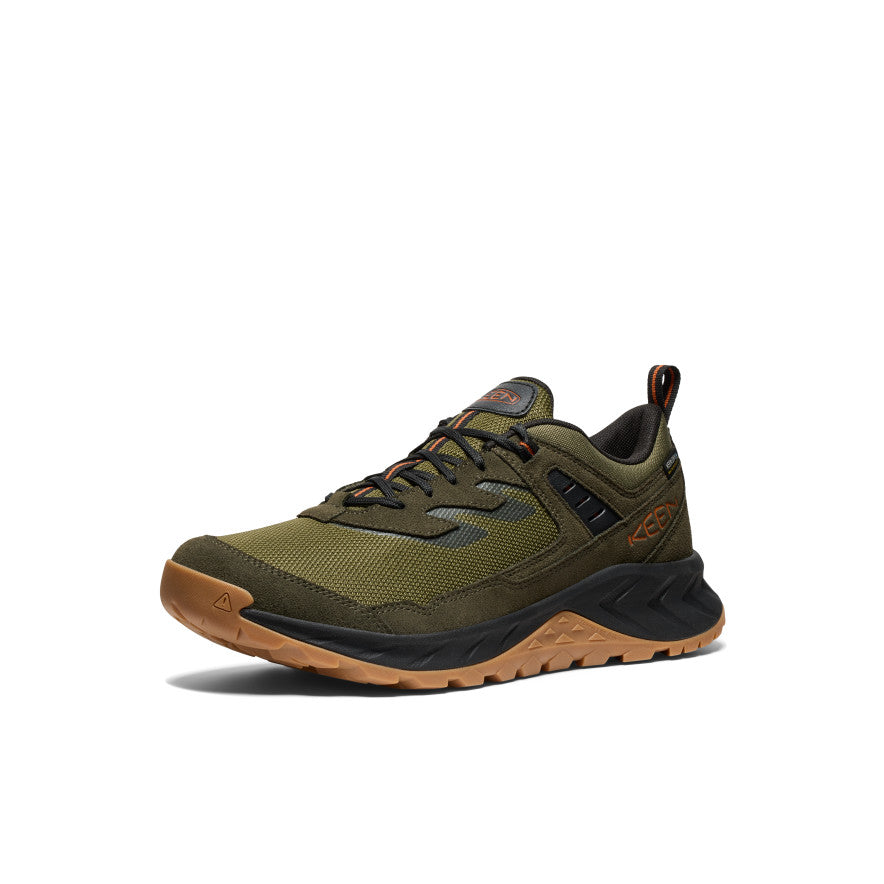 Keen Men's Hightrail Waterproof Hiking Shoe Winter Moss/Gold Flame