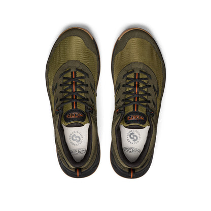 Keen Men's Hightrail Waterproof Hiking Shoe Winter Moss/Gold Flame
