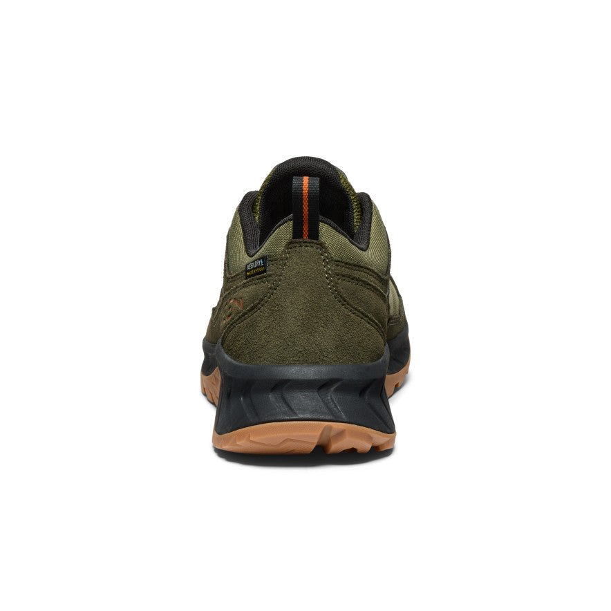 Keen Men's Hightrail Waterproof Hiking Shoe Winter Moss/Gold Flame