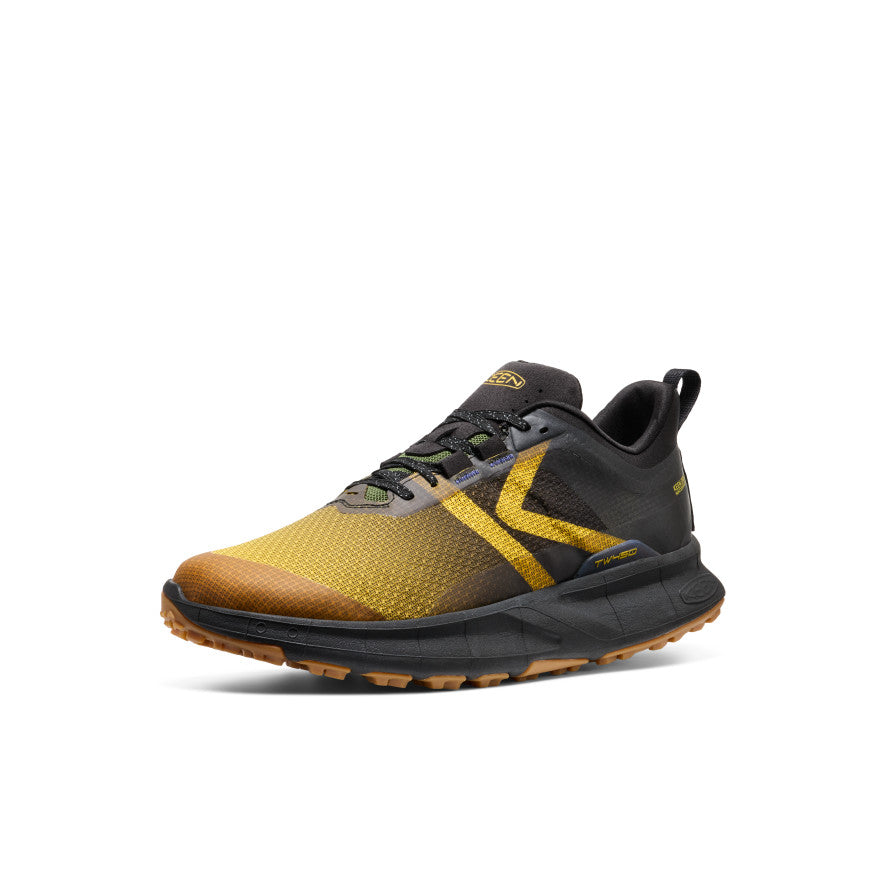 Keen Men's 450 Dirt Waterproof Hiking Shoe Lemon Curry/Black