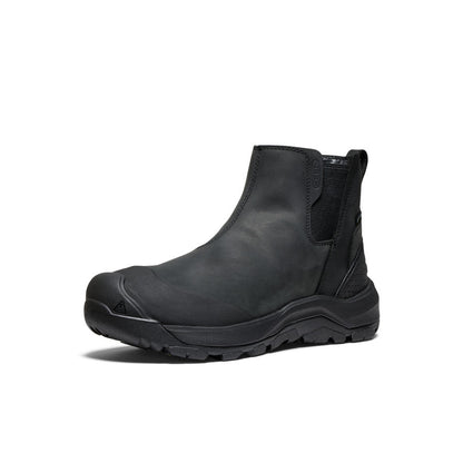 Keen Men's Revel IV Waterproof Chelsea Black/Black