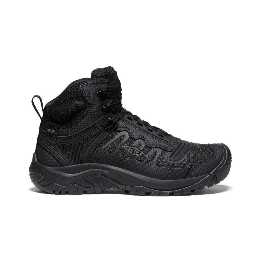 Keen Men's Reno Waterproof Mid (Soft Toe) Black/Black