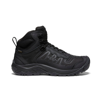Keen Men's Reno Waterproof Mid (Soft Toe) Black/Black