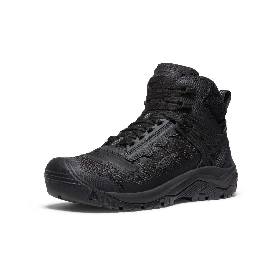 Keen Men's Reno Waterproof Mid (Soft Toe) Black/Black