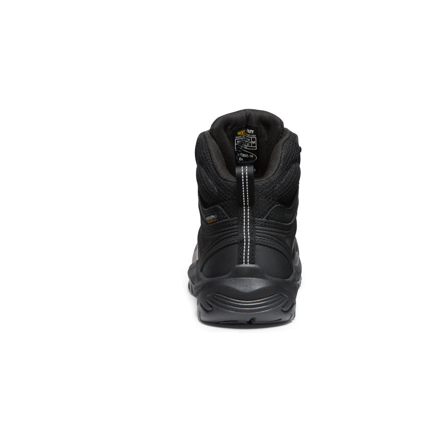 Keen Men's Reno Waterproof Mid (Soft Toe) Black/Black