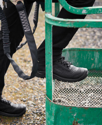 Keen Men's Reno Waterproof Mid (Soft Toe) Black/Black