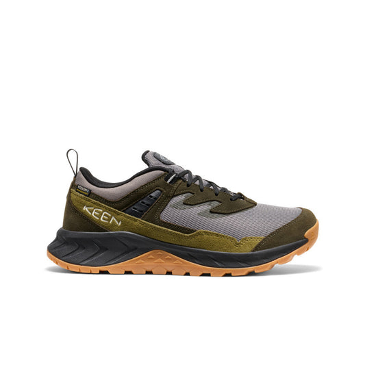 Keen Men's Hightrail Waterproof Hiking Shoe Steel Grey/Forest Night