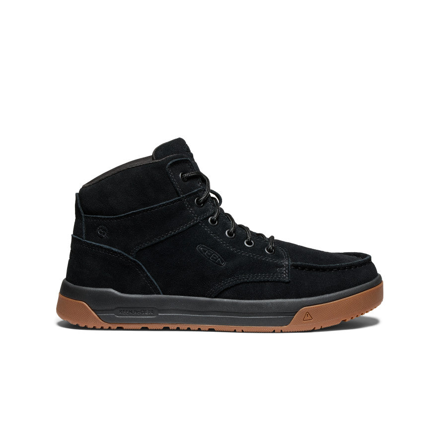 Keen Men's Gibson Boot (Soft Toe) Black/Gum