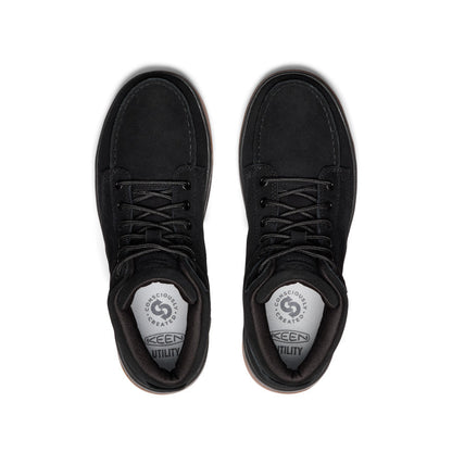 Keen Men's Gibson Boot (Soft Toe) Black/Gum