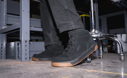 Keen Men's Gibson Boot (Soft Toe) Black/Gum