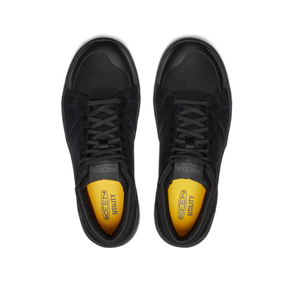 Keen Men's Kenton Mid Work Shoe (Carbon Toe) Black/Gum