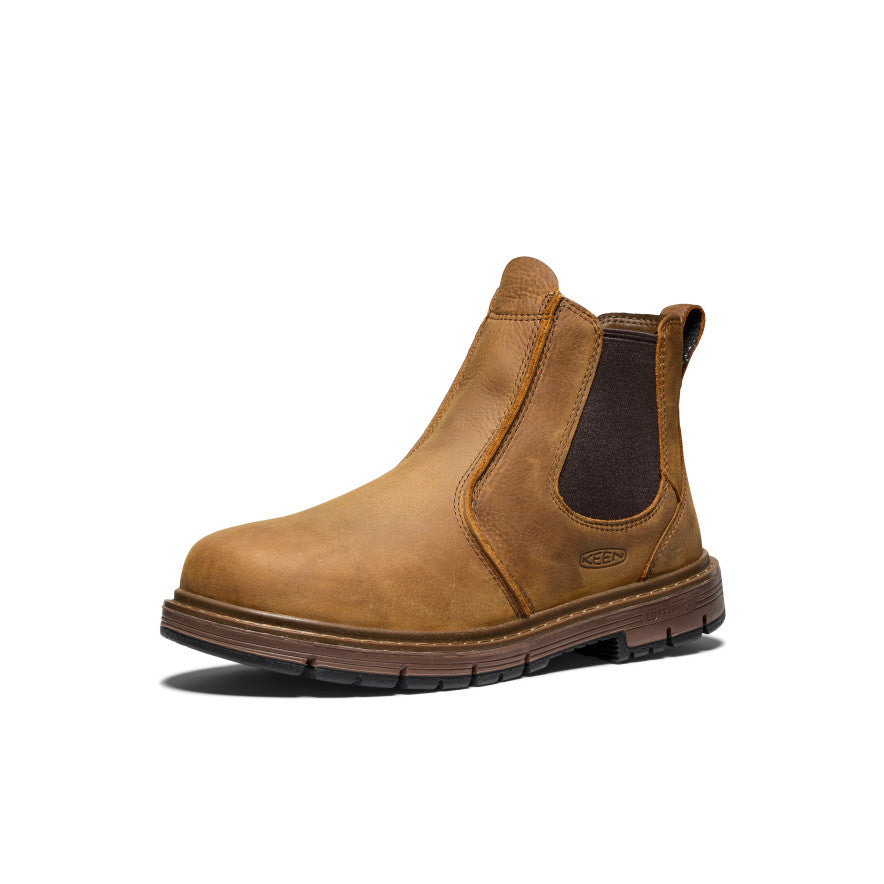 Keen Men's San Jose Chelsea 90° Heel Boot (Soft Toe) Belgian/Gum