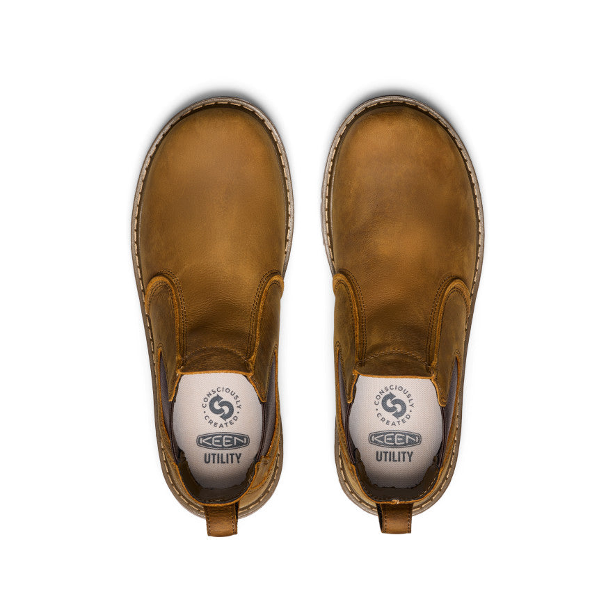 Keen Men's San Jose Chelsea 90° Heel Boot (Soft Toe) Belgian/Gum