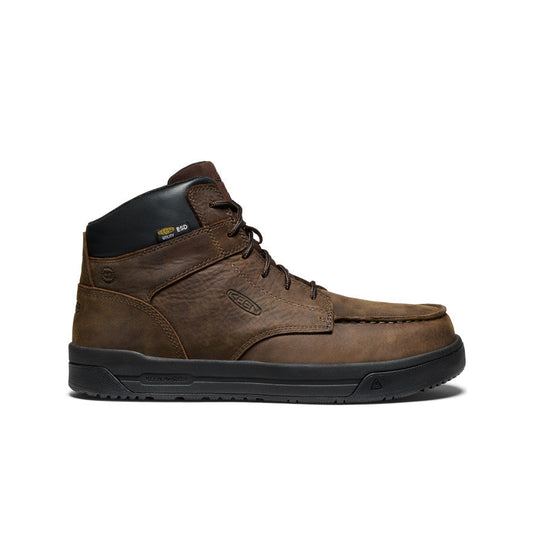 Keen Men's Gibson ESD Boot (Carbon Toe) Cascade Brown/Black