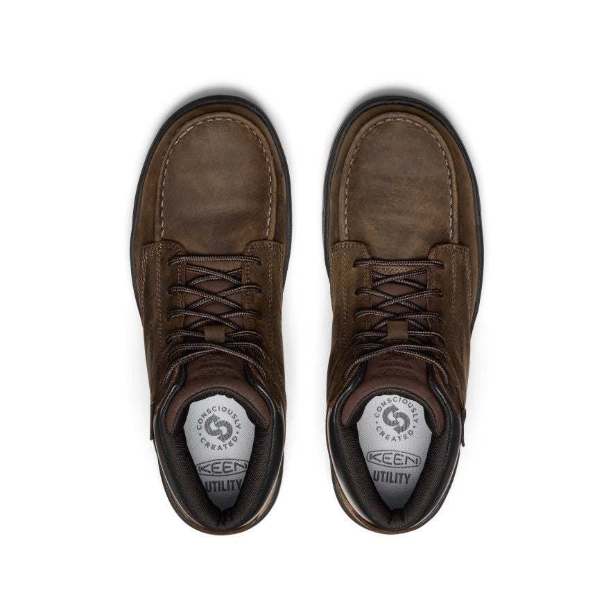 Keen Men's Gibson ESD Boot (Carbon Toe) Cascade Brown/Black