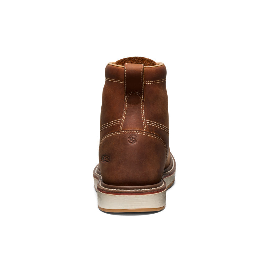 Keen Men's Liberty 6" Boot (Soft Toe) Leather Brown/Birch