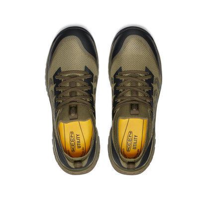Keen Men's Arvada Shift Work Sneaker (Carbon Toe) Martini Olive/Black