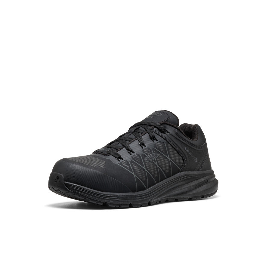 Keen Men's Vista Energy XT Work Sneaker INT MET (Carbon Toe) Black/Magnet