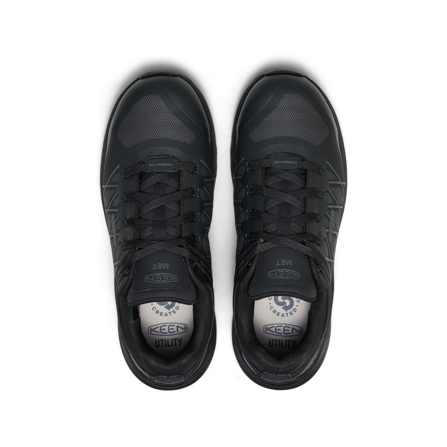 Keen Men's Vista Energy XT Work Sneaker INT MET (Carbon Toe) Black/Magnet