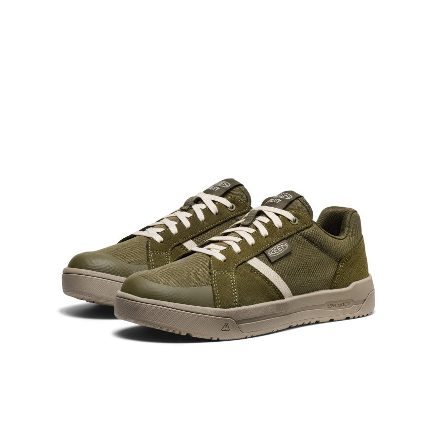 Keen Men's Kenton Work Shoe (Soft Toe) Winter Moss/Birch
