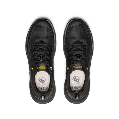 Keen Men's Speedworks Work Sneaker (Carbon Toe) Black/Steel Grey