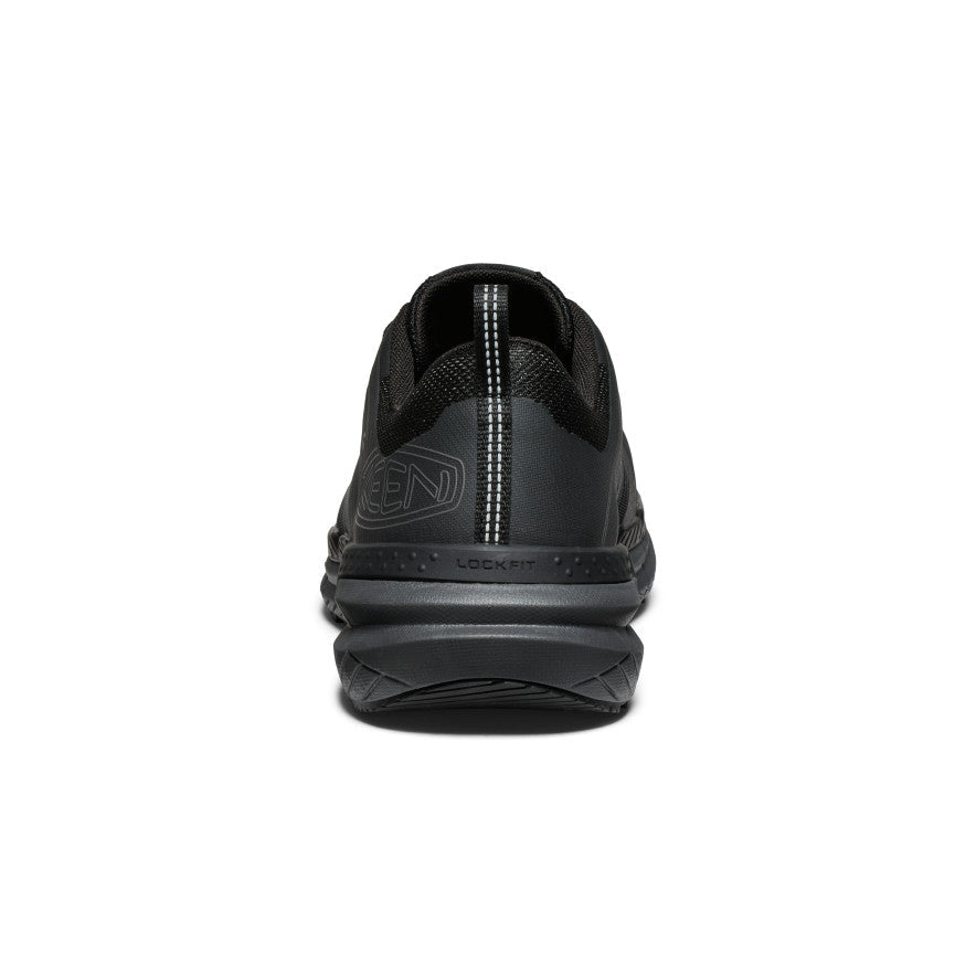 Keen Men's Speedworks Work Sneaker (Carbon Toe) Black/Steel Grey