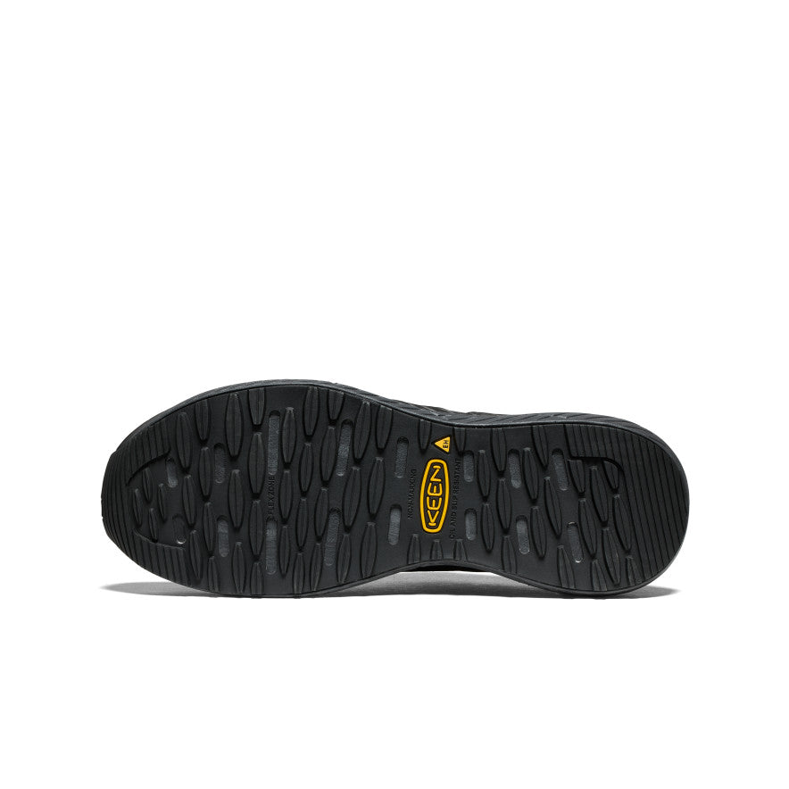 Keen Men's Speedworks Work Sneaker (Carbon Toe) Black/Steel Grey