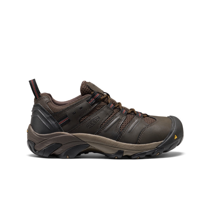 Keen Men's Lansing Low (Steel Toe) Cascade Brown/Fired Brick