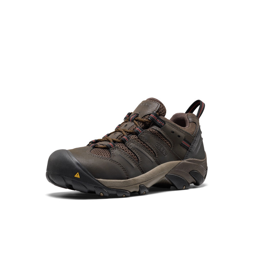 Keen Men's Lansing Low (Steel Toe) Cascade Brown/Fired Brick