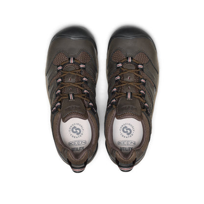 Keen Men's Lansing Low (Steel Toe) Cascade Brown/Fired Brick