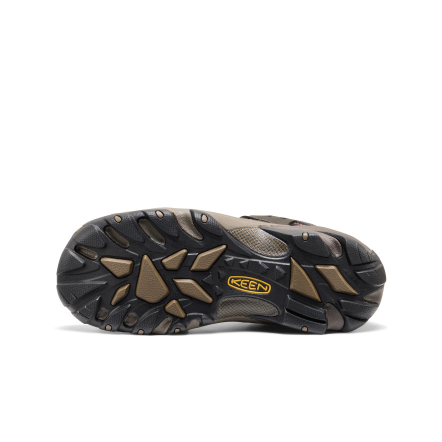 Keen Men's Lansing Low (Steel Toe) Cascade Brown/Fired Brick