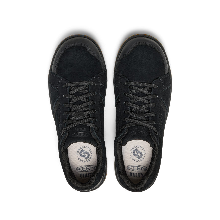 Keen Men's Kenton+ ESD Work Shoe (Carbon Toe) Black/Gum
