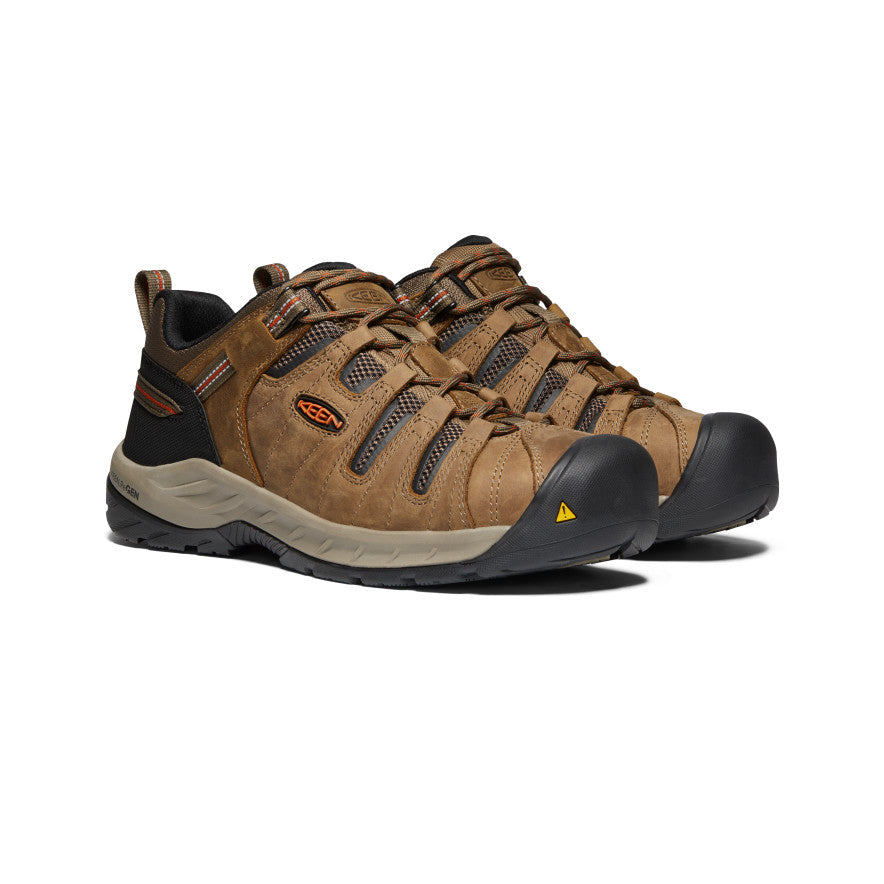 Keen Men's Flint II (Steel Toe) Shitake/Rust