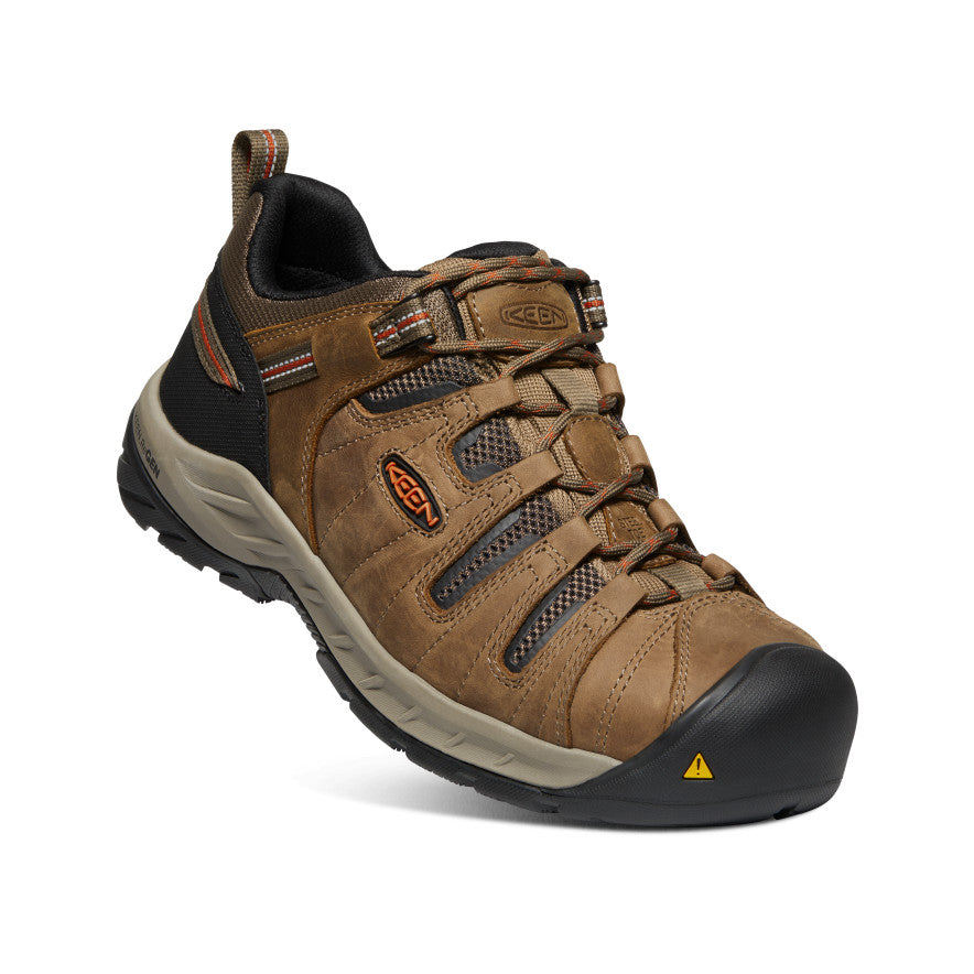 Keen Men's Flint II (Steel Toe) Shitake/Rust