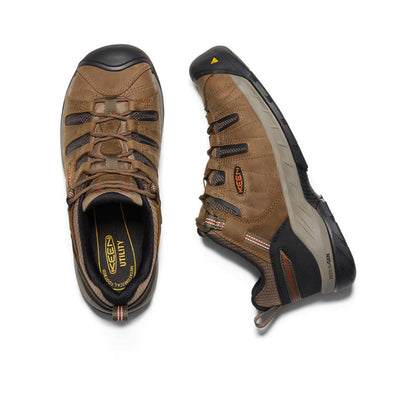 Keen Men's Flint II (Steel Toe) Shitake/Rust