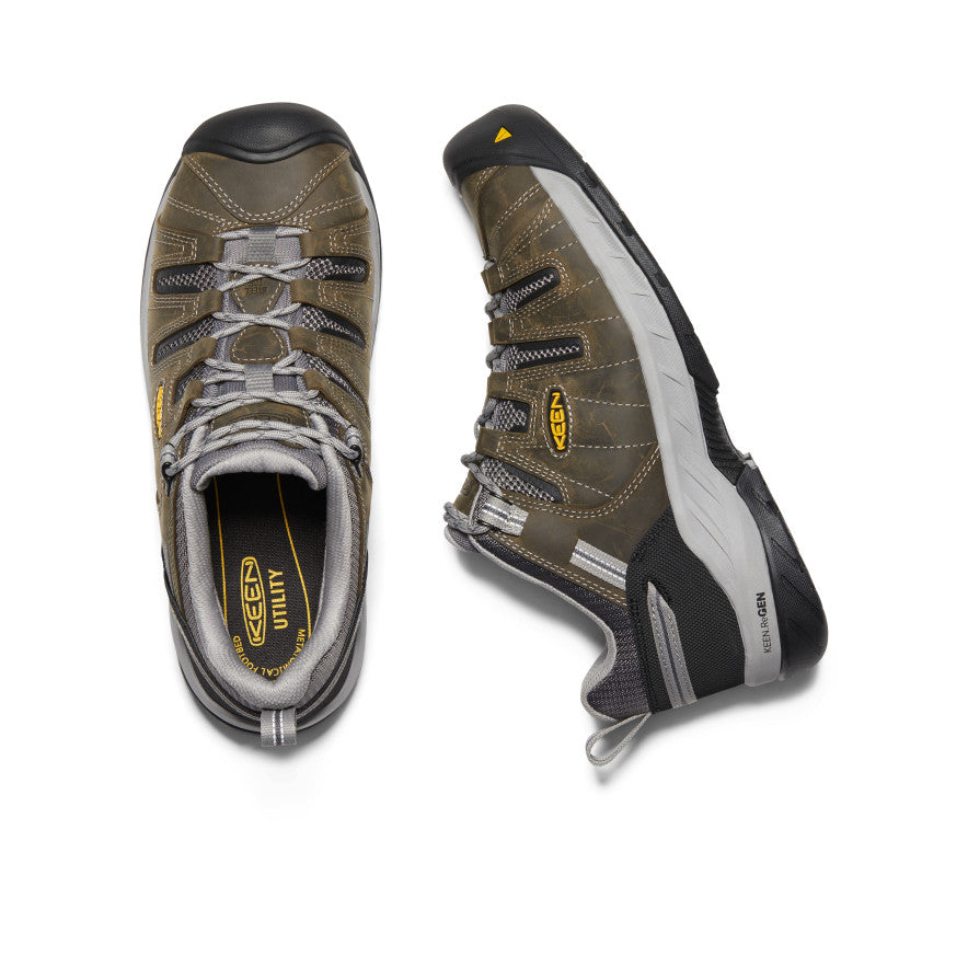 Keen Men's Flint II (Steel Toe) Gargoyle/Paloma