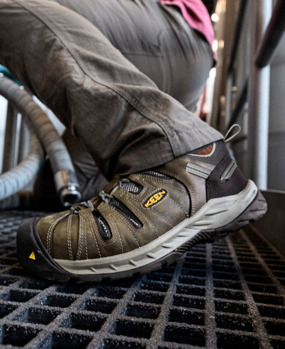 Keen Men's Flint II (Steel Toe) Gargoyle/Paloma