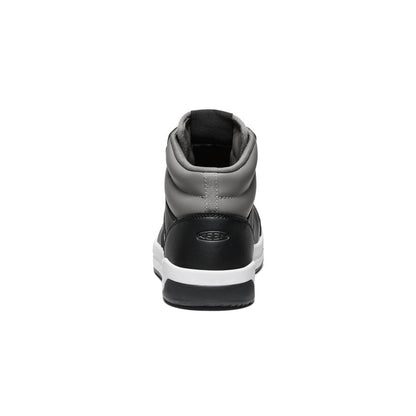 Keen Men's Overton Mid Work Shoe (Carbon Toe) Steel Grey/Black