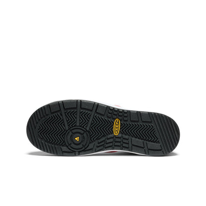 Keen Men's Overton Mid Work Shoe (Carbon Toe) Steel Grey/Black